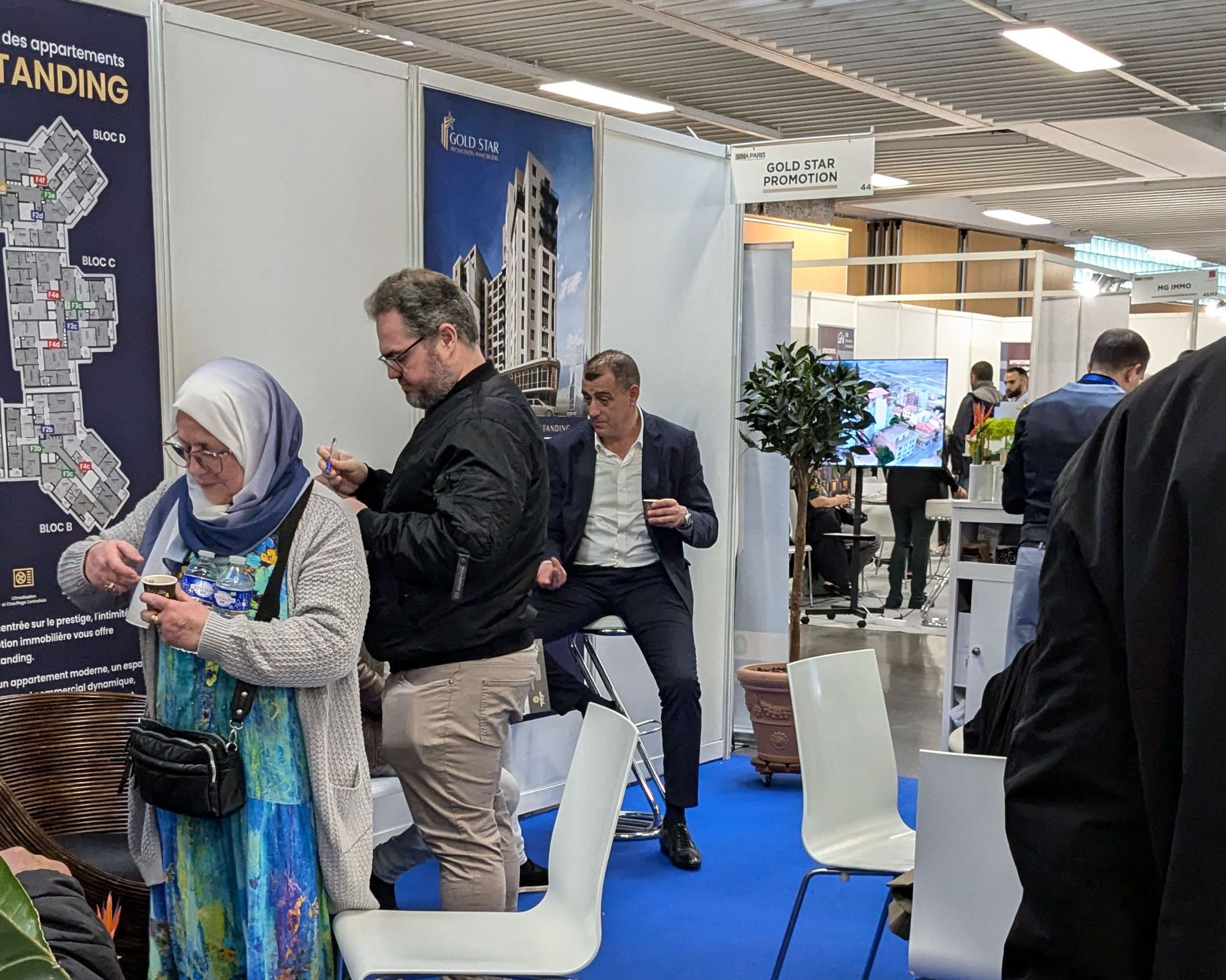 Notre équipe au salon SINA Paris 2024